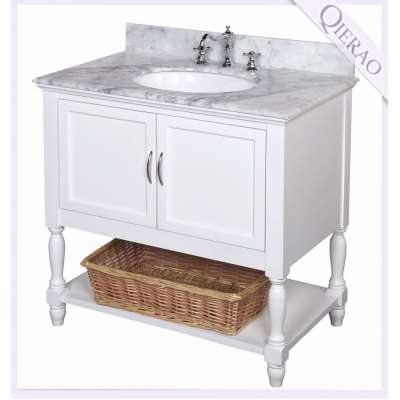 36 inch Lowes Bathroom Vanity Cabinets with Ceramic Sink