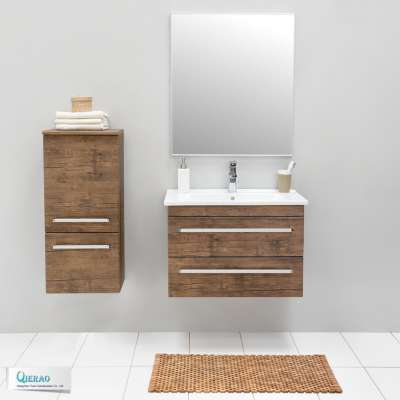 MDF/plywood with melamine bathroom vanity cabinets Riding drawer bathroom basin cabinet