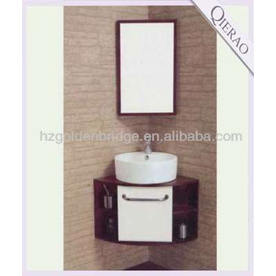 corner mirrored waterproof bathroom vanity cabinet furniture GBP961