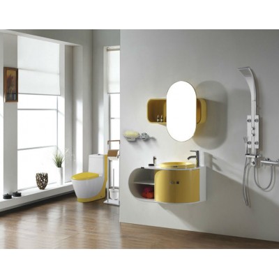 2015 Hot Sale round shape PVC bathroom vanity MP 003