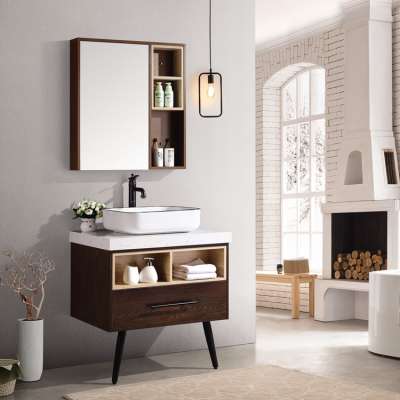 2020 new design wholesale bathroom vanity plywood bath cabinets set